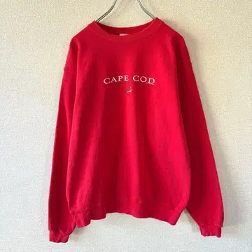 미국 빈티지 의류 USA 케이프 코드 리조트 아메카지 스트릿 빨간색 M