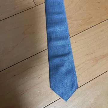 ZEGNA 기하학 패턴 실크 넥타이