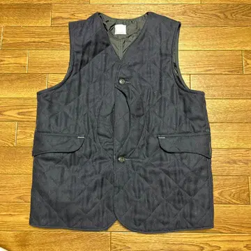 포스트 오버올즈 로얄 트래블러 퀼팅 다크 네이비