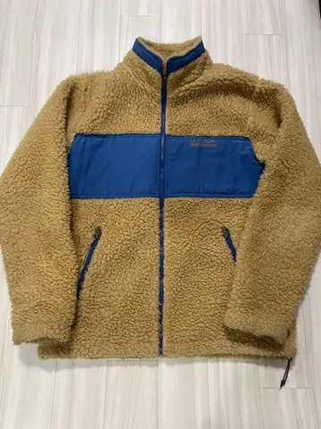 마나스태쉬 플리스 자켓 베이지/블루