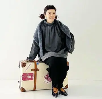 UpcycleLino 천연 염색 2way 블라우스 nest Robe