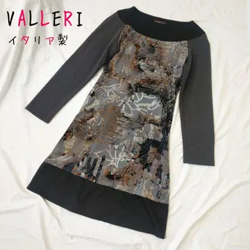 VALLERI 원피스 올 패턴 디자인 이탈리아제