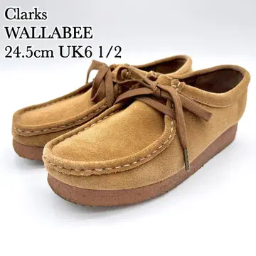 [ 새상품급 ] 클락스 왈라비 브라운 스웨이드 모카신 UK5 1/2