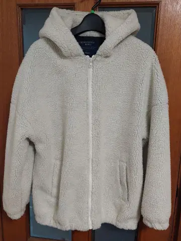 보아 후디 파카 라이트온 화이트 M 사이즈