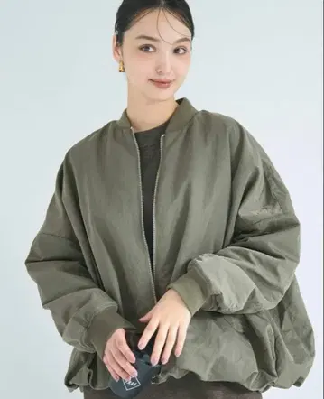 coca 워셔블 벌룬 블루종 L 사이즈