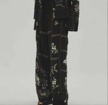 TODAYFUL Embroidery Patchwork Trousers