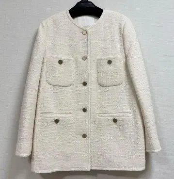 TOMORROWLAND Ballsey 슬라브 코튼 트위드 자켓