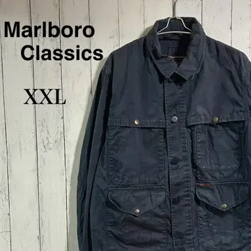레어 Marlboro Classics XXL 자켓 네이비