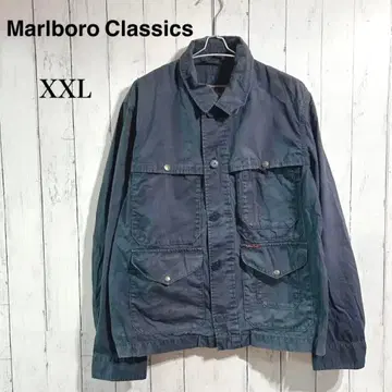 레어 Marlboro Classics XXL 자켓 네이비