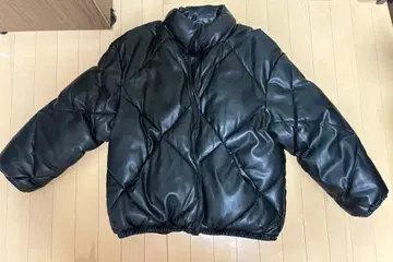 ZARA 블랙 퀼팅 다운 자켓 L