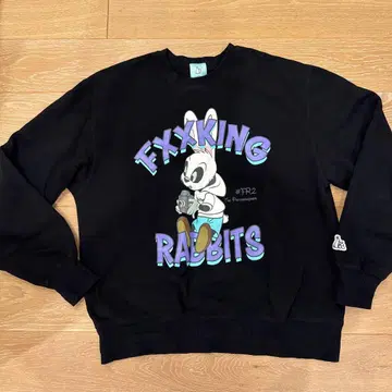 FR2 그래픽 프린트 맨투맨 블랙