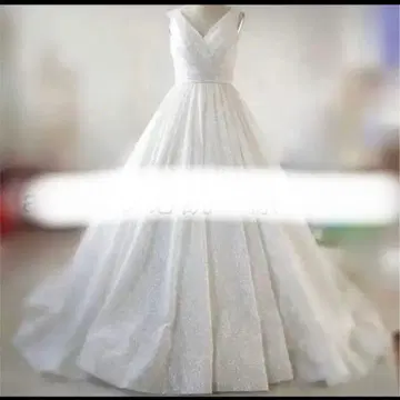 드레스 라메 A라인 결혼식 전취