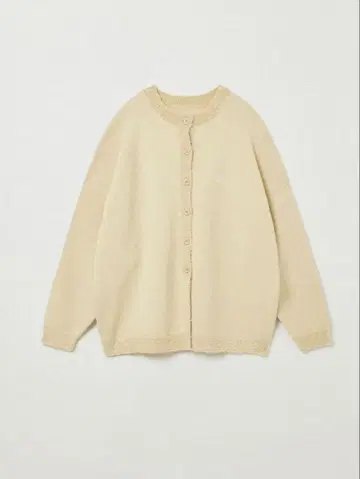 EAPHI 프론트 부클 니트 가디건 스토어 한정판