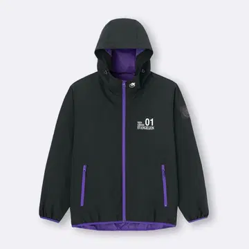 GU 에반게리온 윈드프루프 쉘 후드티 M 사이즈