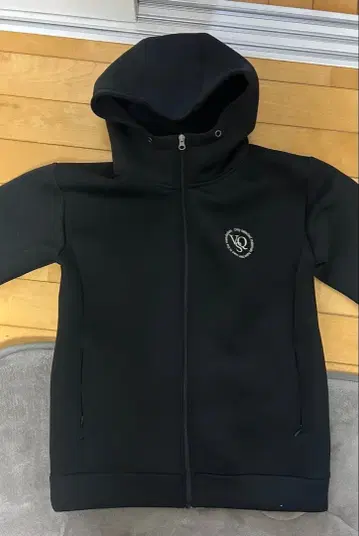 블랙 풀 집업 후드티