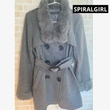 SPIRALGIRL 스파이럴걸 퍼 코트