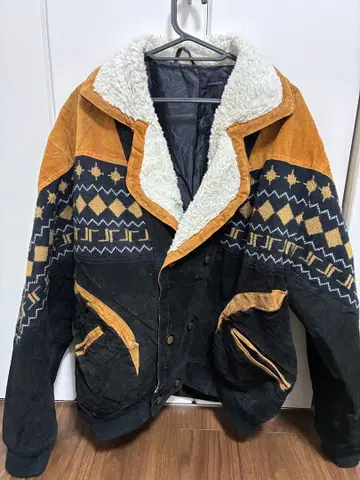 기하학 패턴 캐주얼 자켓