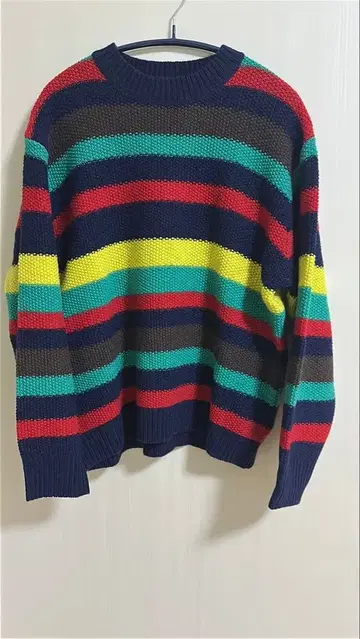 child woman 램스울 멀티 보더 풀오버 니트