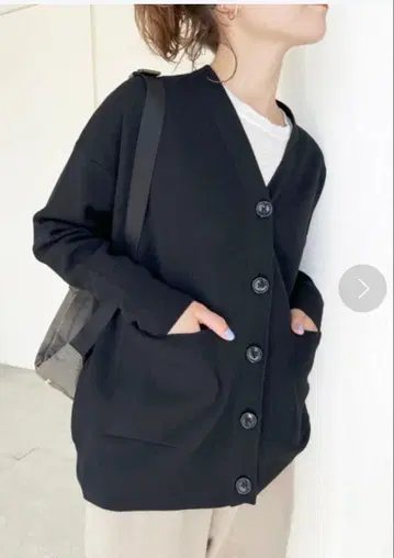 Spick & Span 더블 자카드 빅 가디건