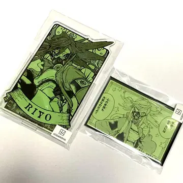 가치액터 리요 아크릴 스탠드 캔뱃지 마루쿠지 스퀘어 캔뱃지