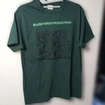 MAJOR FORCE PRODUCTIONS T셔츠 M 다크 그린