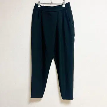 aga 아르가 테이퍼드 팬츠 블랙 스콧 클럽 계열 포멀 블랙