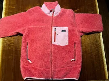 Patagonia 플리스 자켓 키즈 XL 핑크
