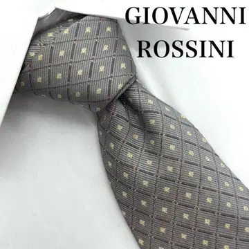 [ 새상품급 ] GIOVANNI ROSSINI 체크 넥타이 한정판 수트