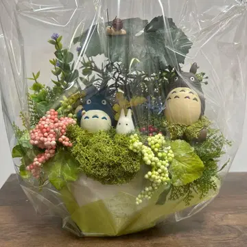 토토로 미니어처 정원 페이크 그린