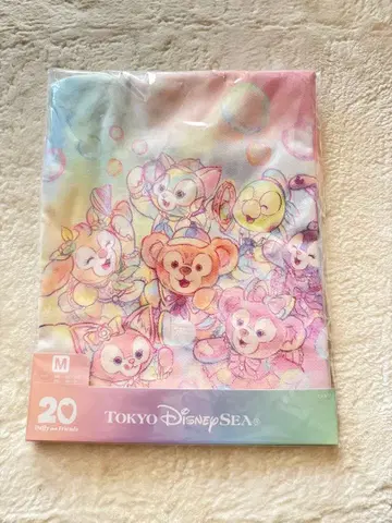 새상품 M 사이즈 더피앤프렌즈 20주년 컬러풀 해피니스 T셔츠