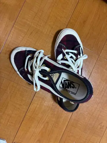 VANS 스니커즈 레드 블랙