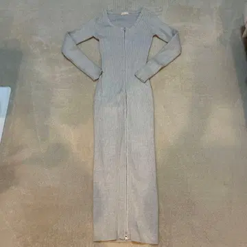 RESEXXY 타이트 니트 ZIP 원피스 F