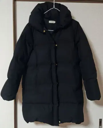 LEPSIM 다운 코트 블랙