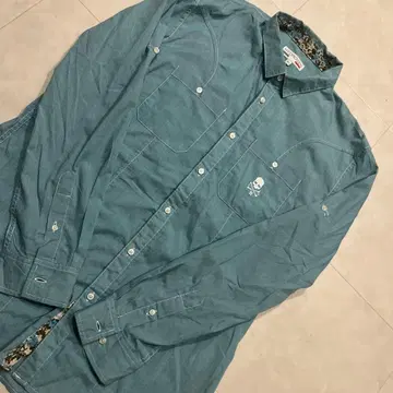 HYDROGEN 긴팔 셔츠 XL 스컬 자수