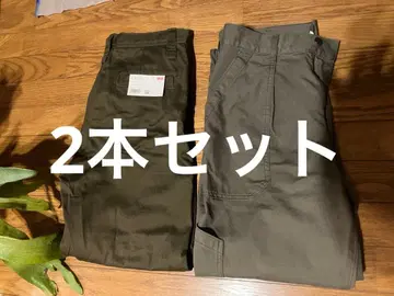 유니클로 u 팬츠 와이드 핏 치노 와이드 핏 베이커 턱 와이드