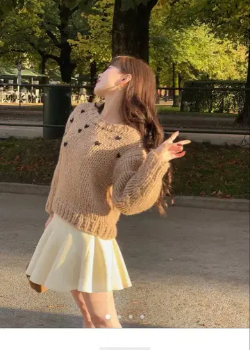 새상품 완판템 the toe Notting-Hill Heart Knit