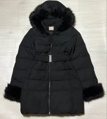 RESEXXY 리젝시 후드 부착 다운 코트 블랙 M 사이즈 다운