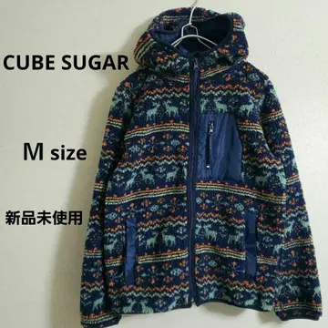 미사용 새상품 CUBE SUGAR 플리스 후드티 아우터