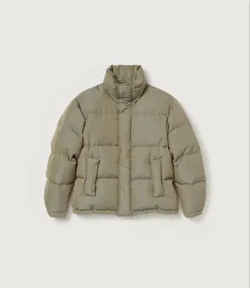 23aw FINX POLYESTER CHAMBRAY DOWN COAT