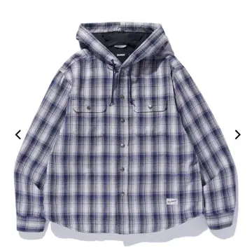 xlarge 플란넬 셔츠 후드티