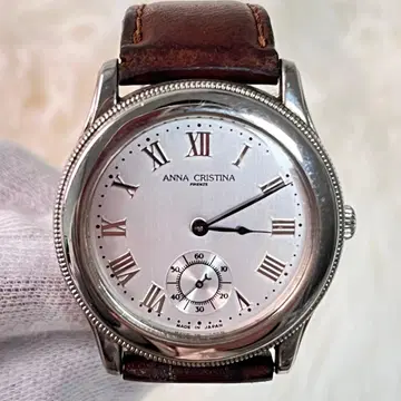 ANNA CRISTINA 시계 브라운