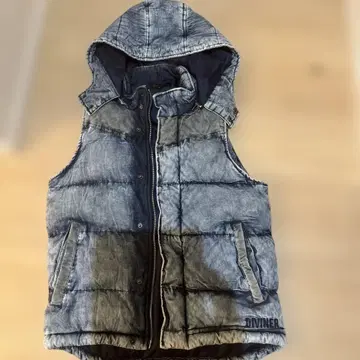 DIVINER 데님 패턴 다운 베스트