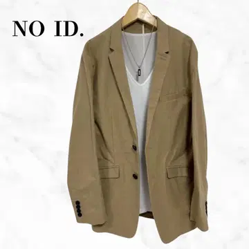 NO ID 테일러드 자켓 베이지 계열 워크 자켓