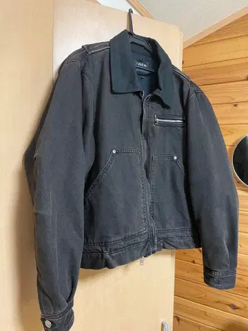 ZARA 2024aw 숏기장 블루종 데님 충전솜