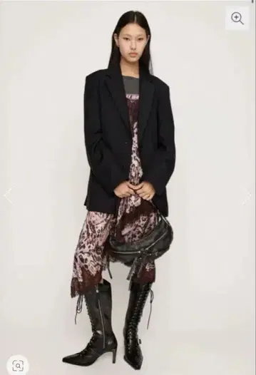 SLY 블랙 테일러드 자켓 FREE 사이즈