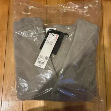 새상품 UNIQLO 니들 플리스 오버 사이즈 가디건 베이지 M