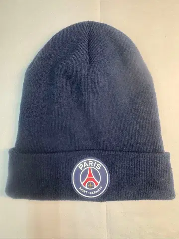 새상품급 PARIS SAINT-GERMAIN 니트 모자 네이비