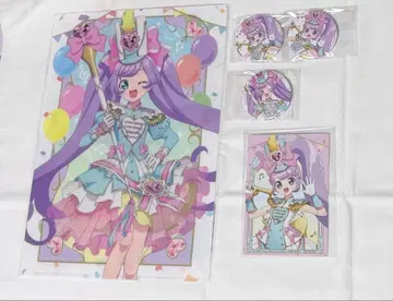 프리파라 마루쿠지 라라 논 캔뱃지 파일 브로마이드