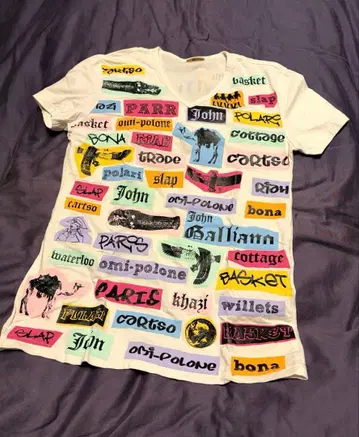 존 갈리아노 V넥 티셔츠