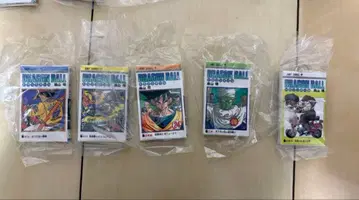 드래곤볼 캡슐 토이 5개 세트 코믹 참